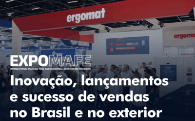Ergomat na Expomafe 2025: Inovação, lançamentos e sucesso de vendas no Brasil e no exterior